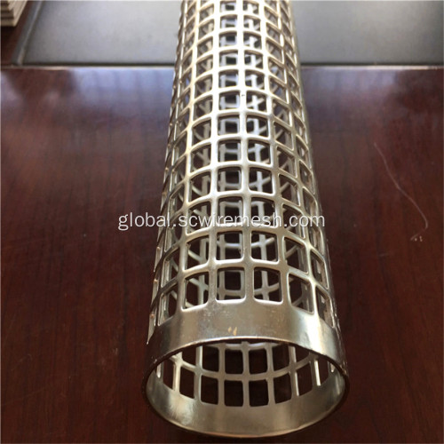 316 SS Perforated Tube 316 Stainless Steel Spiral Welded Perforated Tube Factory